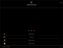 Tablet Screenshot of chronoswiss.com